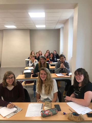 Les étudiants en BTS DE et DG 2e année