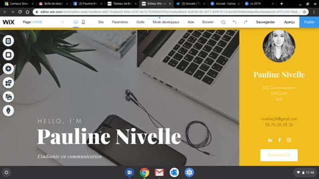 CV interactif