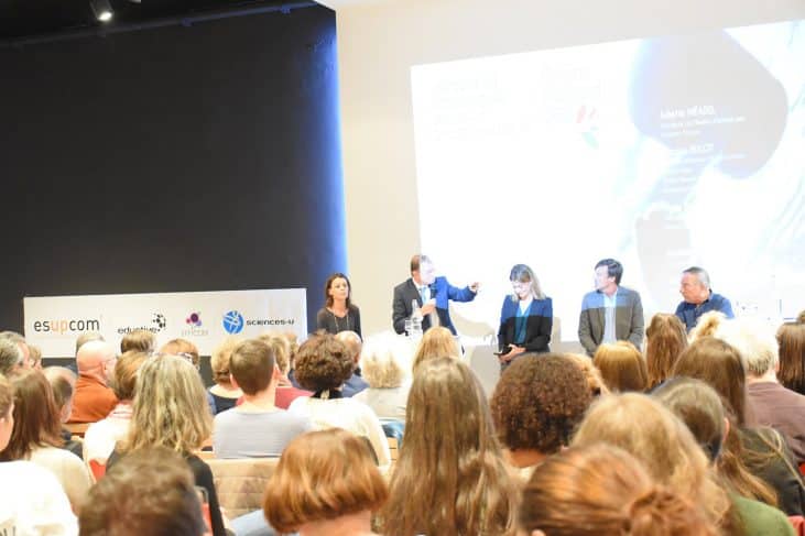 Nicolas Hulot sur le campus de Sciences-U ESUPCOM EFFICOM Paris