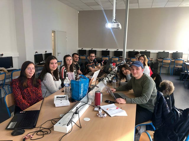 Etudiants de Bachelor Design 2
