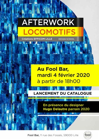 Afterwork Design au Fool Bar mardi 4 Février