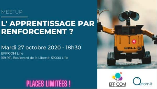 Meetup 27 octobre 2020 l’apprentissage par renforcement