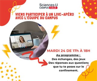 EFFICOM Lille organise son apéro live avec les étudiants