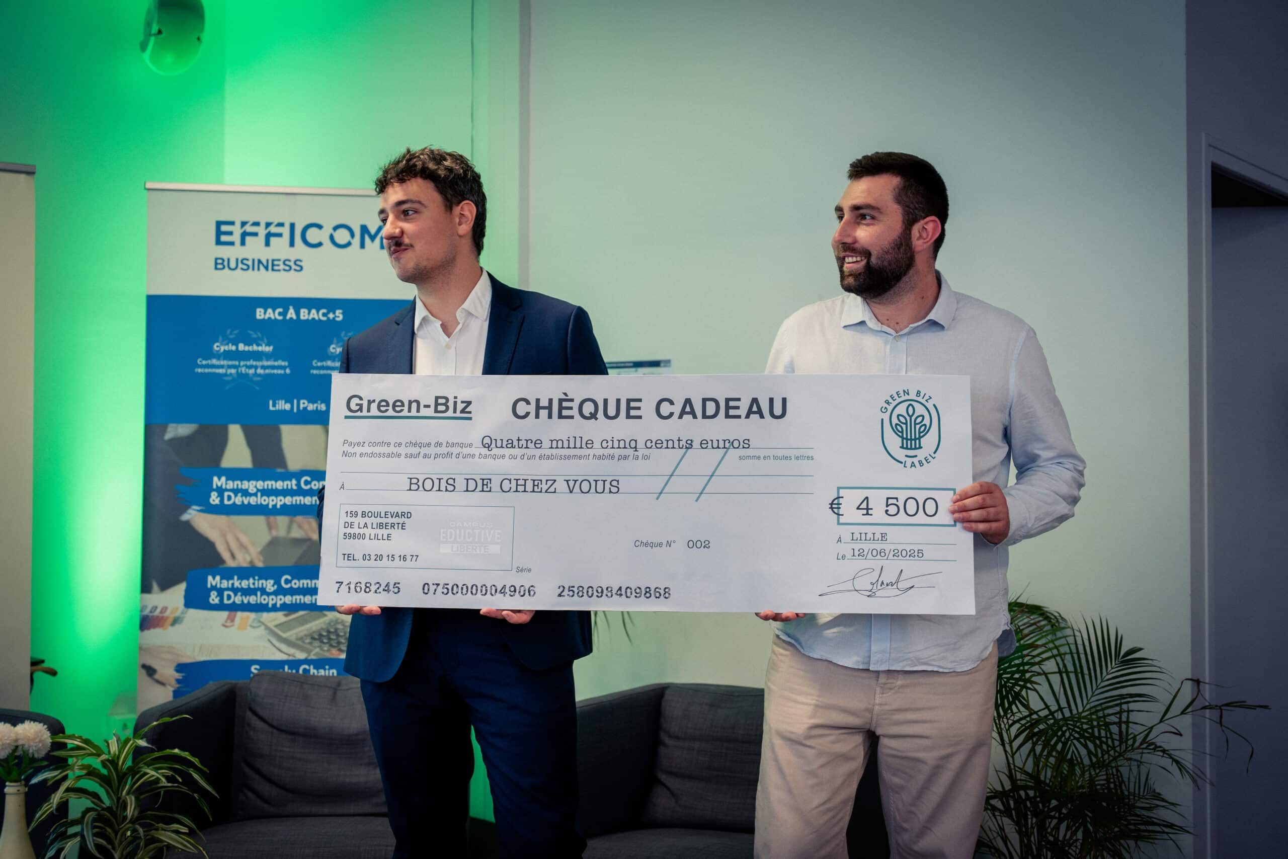 Label Green-Biz : les étudiants d’EFFICOM s’engagent à nouveau
